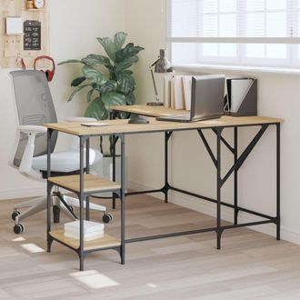 vidaXL Vidaxl - Escritorio Madera De Ingenier&iacute;a Roble Sonoma 139x139x75 Cm