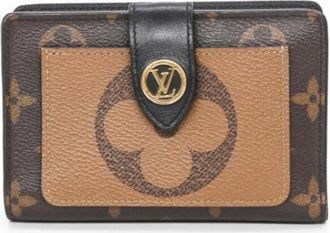 Louis Vuitton Pre-owned Wallets, female, Brown, Size: ONE SIZE Pre-owned Canvas Wallet