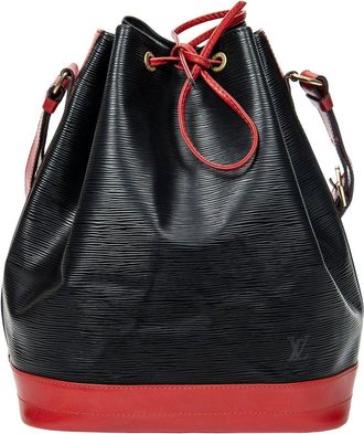 Louis Vuitton Black/Red Epi Noe Bicolor (Authentic Pre-Loved)