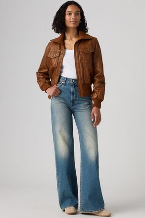 Levi's Vaqueros Ribcage de pierna ancha - Mujer - 23X30 - Lavado oscuro / Counting Bills