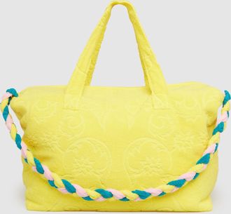 Lalla Sac de Plage Socco Tresse &Eacute;ponge Mimosa