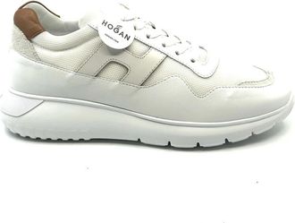 Hogan Interactive H371 Sneakers - Heren - Sneakers - Wit - 41 1/2 EU - Leer - Schoenen