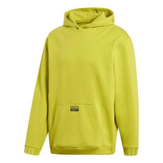 adidas originals Fashion Hoody Casual Sports Pullover Green Yellow GD9346