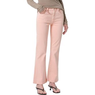 Citizens Of Humanity Goldie Mid Rise Kick Flare Jeans in Melon Creme Md at Nordstrom, Size 26