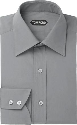 Tom Ford camicia con colletto button-down - Grigio