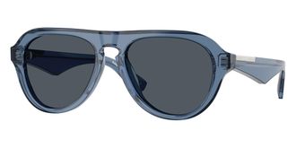 Burberry Dark Grey Pilot Mens Sunglasses BE4437U 411787 55