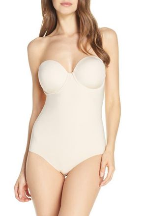 Wacoal Red Carpet Strapless Shaping Bodysuit in Natural Nude at Nordstrom, Size 36Ddd