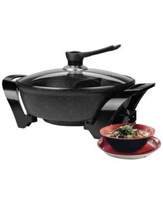 Brentwood Electric Non-Stick 6Qt Shabu Shabu Pot