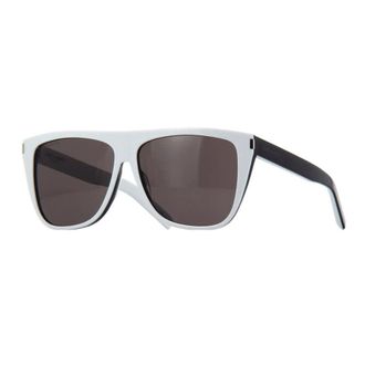 Saint Laurent Grey Browline Unisex Sunglasses SL 1 020 59