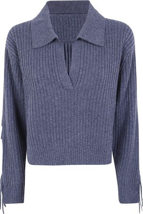 SIMKHAI Collared Sweater Natalia