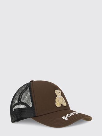 Palm Angels Cappello Teddy in cotone e nylon a rete