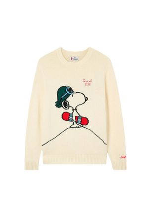 MC2 Saint Barth Playful Graphic Ribbed Knit Sweater