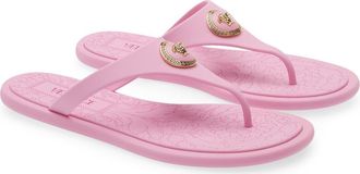 Versace Medusa Flip Flop in Guava-Versace Gold at Nordstrom, Size 11Us