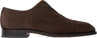 Scarosso Klassieke Bruine Su&egrave;de Oxford Schoen - Heren - Nette schoenen - Bruin - 46 EU - Su&egrave;de - Schoenen