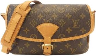 Louis Vuitton Pre-owned Cross Body Bags, female, Brown, Size: ONE SIZE Pre-owned Canvas Shoulder Bag