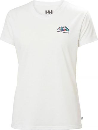 Helly Hansen Skog Graphic Tee T-Shirt f&uuml;r Damen | wei&szlig;