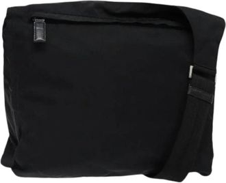 Prada Pre-owned Nylon prada-bags - Dames - Vintage Schoudertas - Zwart - ONE Size - Nylon - Vintage