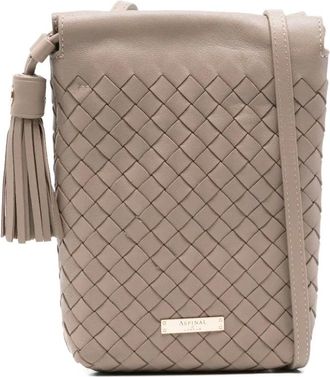 Aspinal of London Hudson mini crossbody bag - Grey