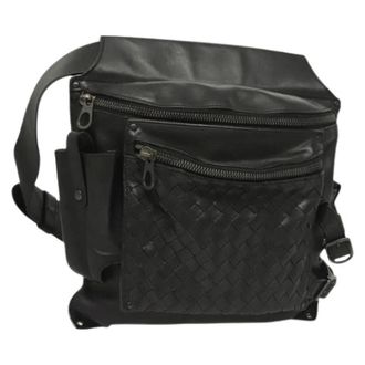Bottega Veneta Pre-owned Vintage Heuptas - Dames - Pre-owned - Zwart - Maat: ONE Size Leer