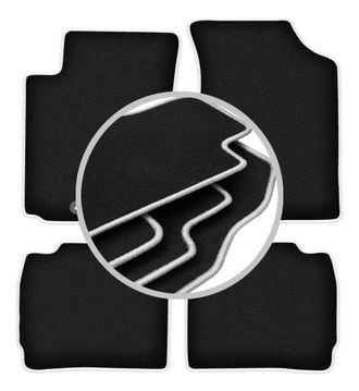 OEM Alfombrillas Carlux-silver Para Hyundai Accent Mc Hatchback, Sed&aacute;n (2005-2011)