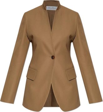 Max Mara Jas Segnale - Dames - Blazers - Bruin - L - Katoen - Jassen