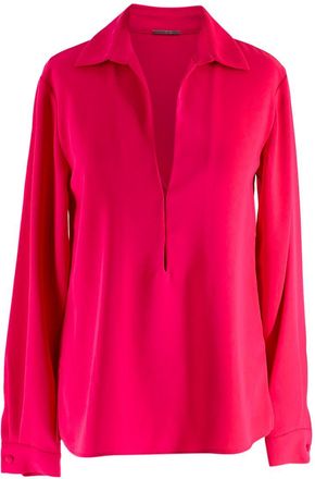 Alexis Cerise Cire Long Sleeve Top Size XS