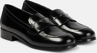 Prada Penny leather loafers