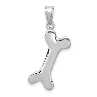 Diamond2Deal 14k Gold Solid Polished Dog Bone Charm
