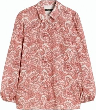 Weekend Pure Cotton Voile Puff Sleeve Shirt
