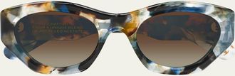 Chlo&eacute; 53mm Recycled Acetate Cat-Eye Sunglasses