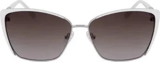 Guess Brown Butterfly Ladies Sunglasses GF00037 32E 57