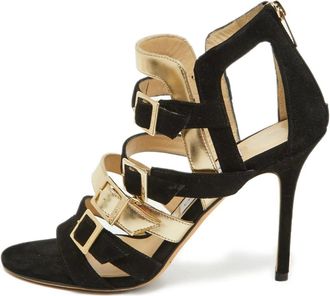 Jimmy Choo London 110mm leather sandals - Black