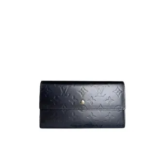 Louis Vuitton Pre-owned Wallets, female, Black, Size: ONE SIZE Pre-owned Monogram Mat Long Wallet