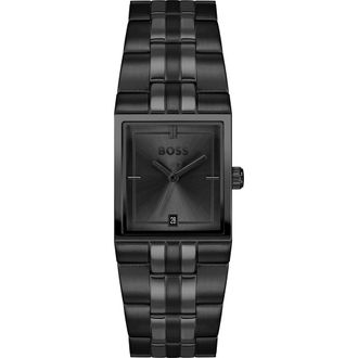 BOSS Strivo Black Tank Bracelet Watch, 25.6mm x 28mm at Nordstrom