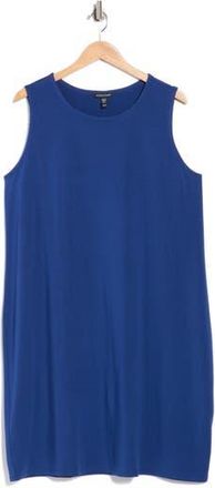 Eileen Fisher Sleeveless Jersey Shift Dress in Deep Dive at Nordstrom Rack, Size 3X