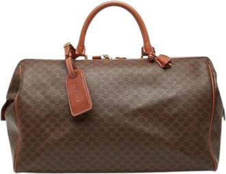 Celine Pre-owned Weekend Bags, female, Brown, Size: ONE SIZE Pre-owned Vintage Weekend Bag