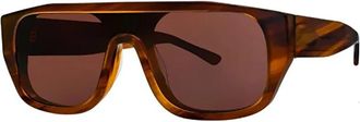 Thierry Lasry Klassy Zonnebril - unisex - Zonnebrillen - Bruin - 56 MM - Accessoires