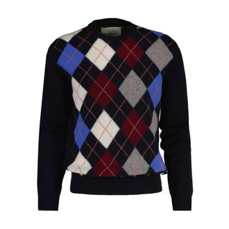 GANT Truien & Vesten, Heren, Veelkleurig, XL, Stijlvolle Pullover met Arqyle Patroon