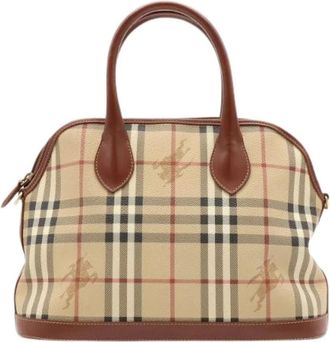 Burberry Borsa Pre-owned Nova Check PVC - - Pre-owned - Donna - Beige - ONE SIZE