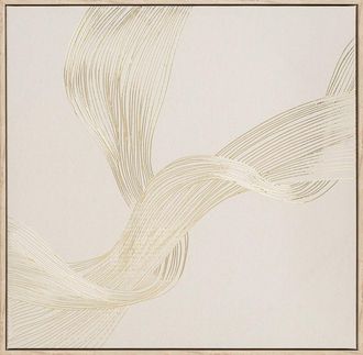 Schubiger M&ouml;bel Bild mit Rahmen Golden Swirl 1