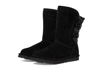 Bearpaw Jenni Womens Boots Black II : 6 M, Suede