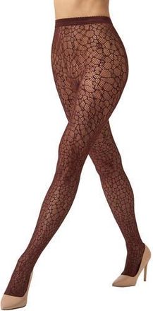 Wolford Reptile Net Tights in Mahogany at Nordstrom Rack, Size X-Small