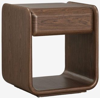 Sklum Mesita De Noche Rectangular 50x40 Cm En Mdf Greysi Sklum