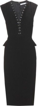 Altuzarra Topi Lace-Up Detail Peplum Dress Size XS