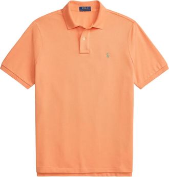 Polo Ralph Lauren Geribbeld poloshirt - Oranje