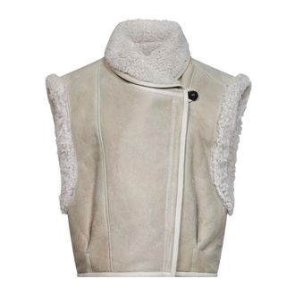 Isabel Marant Coats - female - Isabel Marant - Waistcoats - Beige - XS - Jackets