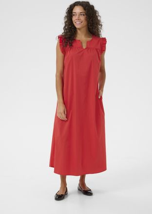 Culture Jurk Relaxed fit Fiery Red