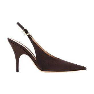 Gianvito Rossi Sofia Sling - female - Gianvito Rossi - Pumps - Brown - 8 UK - Shoes