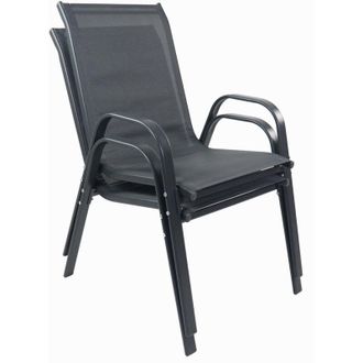 VCM Vcm 2 Pcs Set Silla De Jard&iacute;n Silla De Jard&iacute;n Apilable Dimensiones Aprox. Al. 89 X An. 56 X T. 73 Cm Sillas De Jard&iacute;n Muebles De Jard&iacute;n - Sonlas (antr