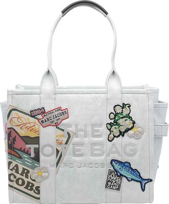 Marc Jacobs The camp patchwork denim large tote bag